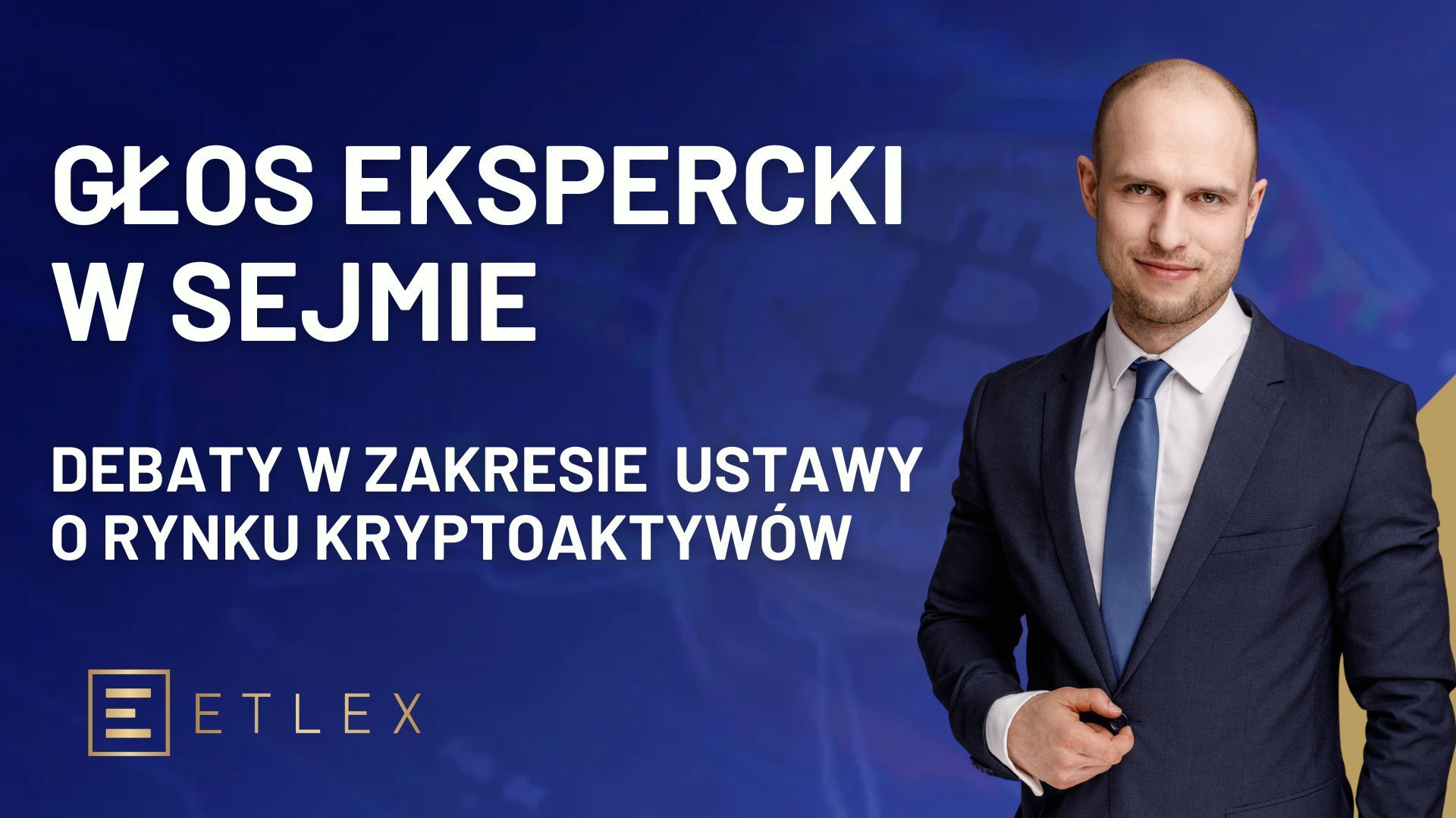 Maciej Grzegorczyk w jako głos ekspercki w debacie o ustawie o rynku kryptoaktywów